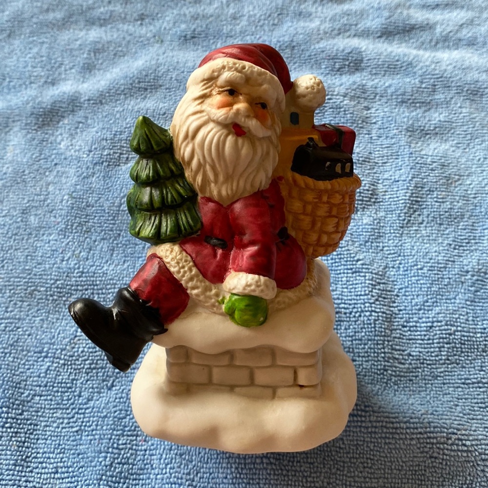 Porcelain Santa figurine